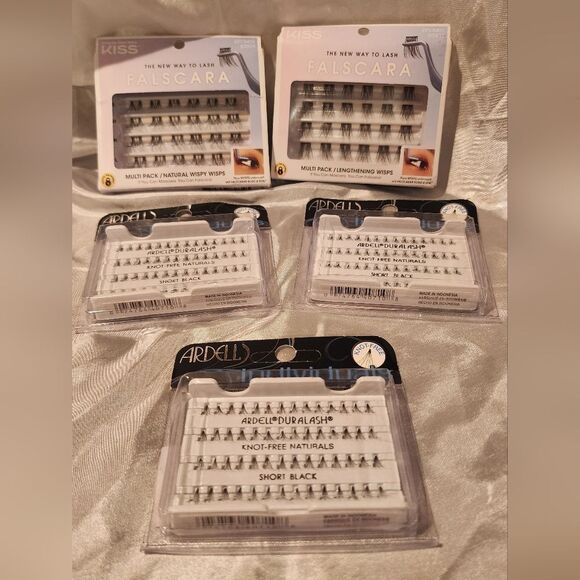 New in box 5 individual lashes (Kiss and Ardell) - Picture 1 of 1